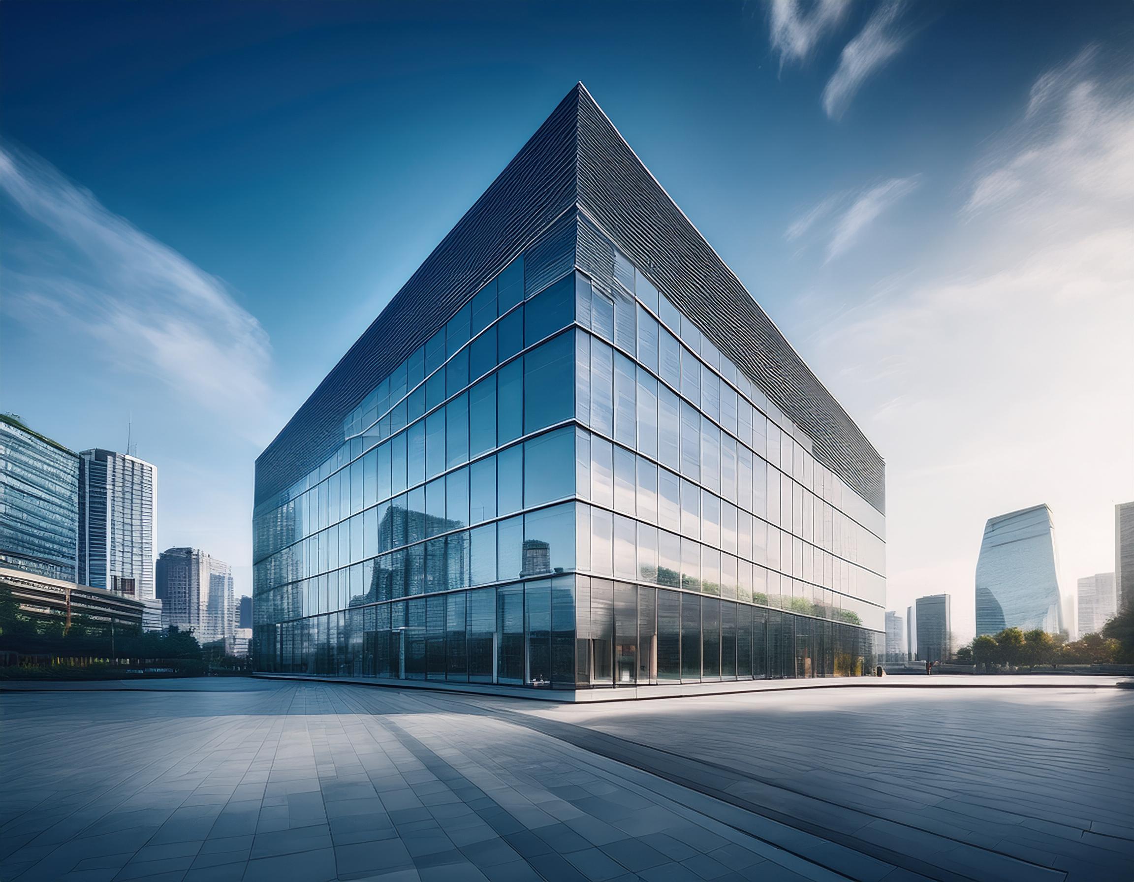Modernes Bürogebäude in Frankfurt am Main